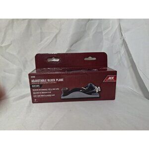 Ace  7" Block Planes  Heavy Duty Woodworking Adjustable ~ New